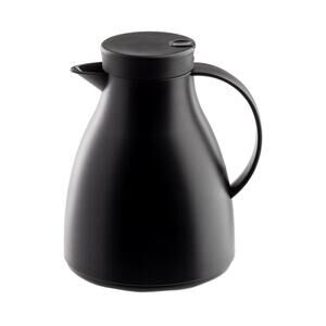 Tablecraft Coffee Carafe Frosted Black 1 L / 34oz Bpa-free Glass Interior